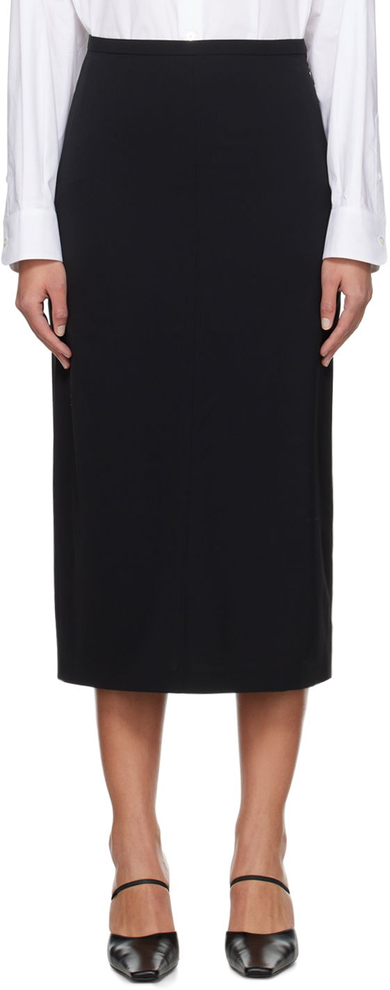 Krila The Row Matias Midi Skirt Črna | 5485-W1973
