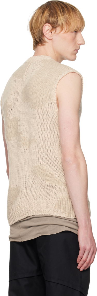 Pleteni pulover HELIOT EMIL HELIOT EMIL Ophiolite Knit Vest Bež | SS25_M_07_074_ST18, 2