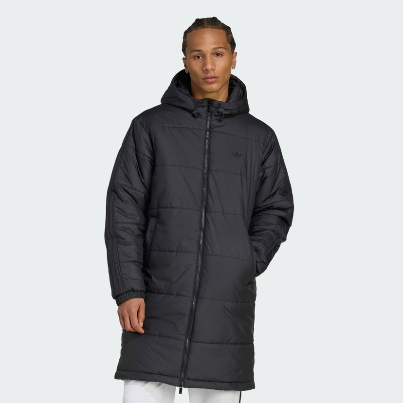 Parka adidas Performance Long Padded Jacket Adicolor Črna | KA0828