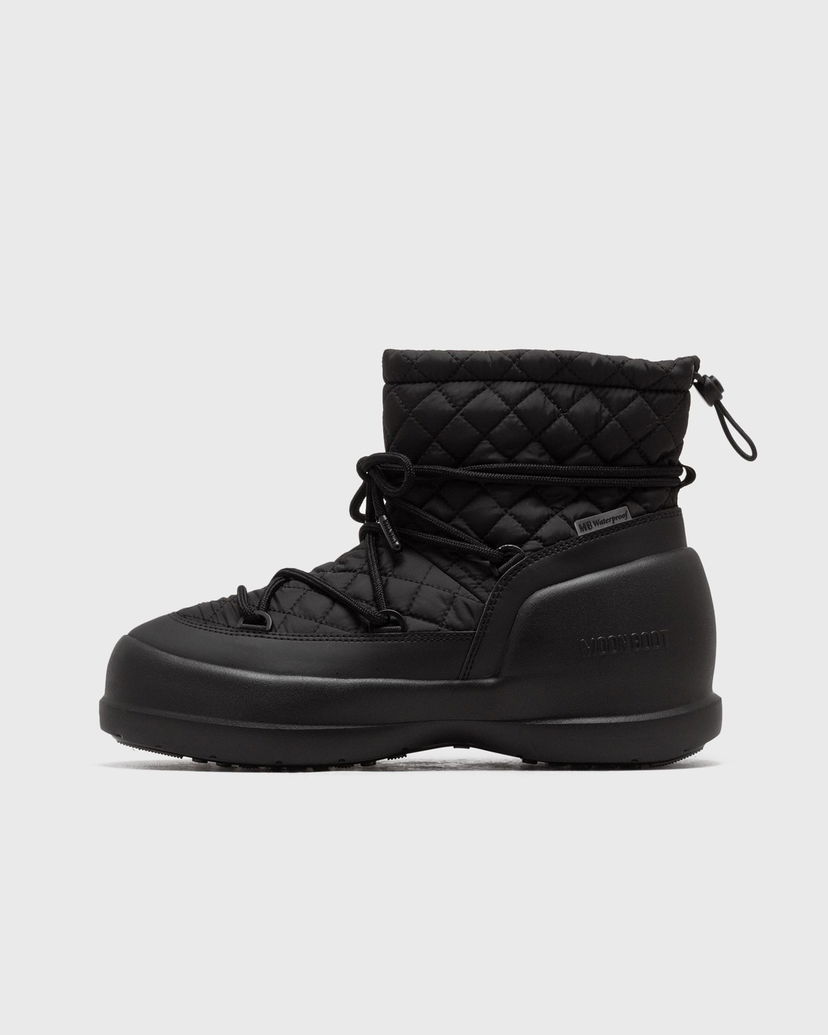 Superge in čevlji Moon Boot Mezzaluna Quilted Mid Waterproof Boots Črna | 80D2500020-N001