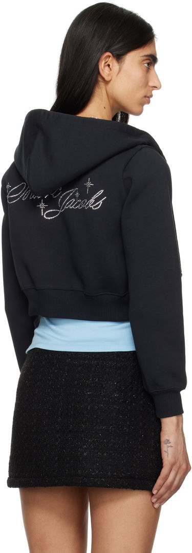 Pulover Marc Jacobs Marc Jacobs Charm Cropped Hoodie Črna | 2S5RTP086C06, 2