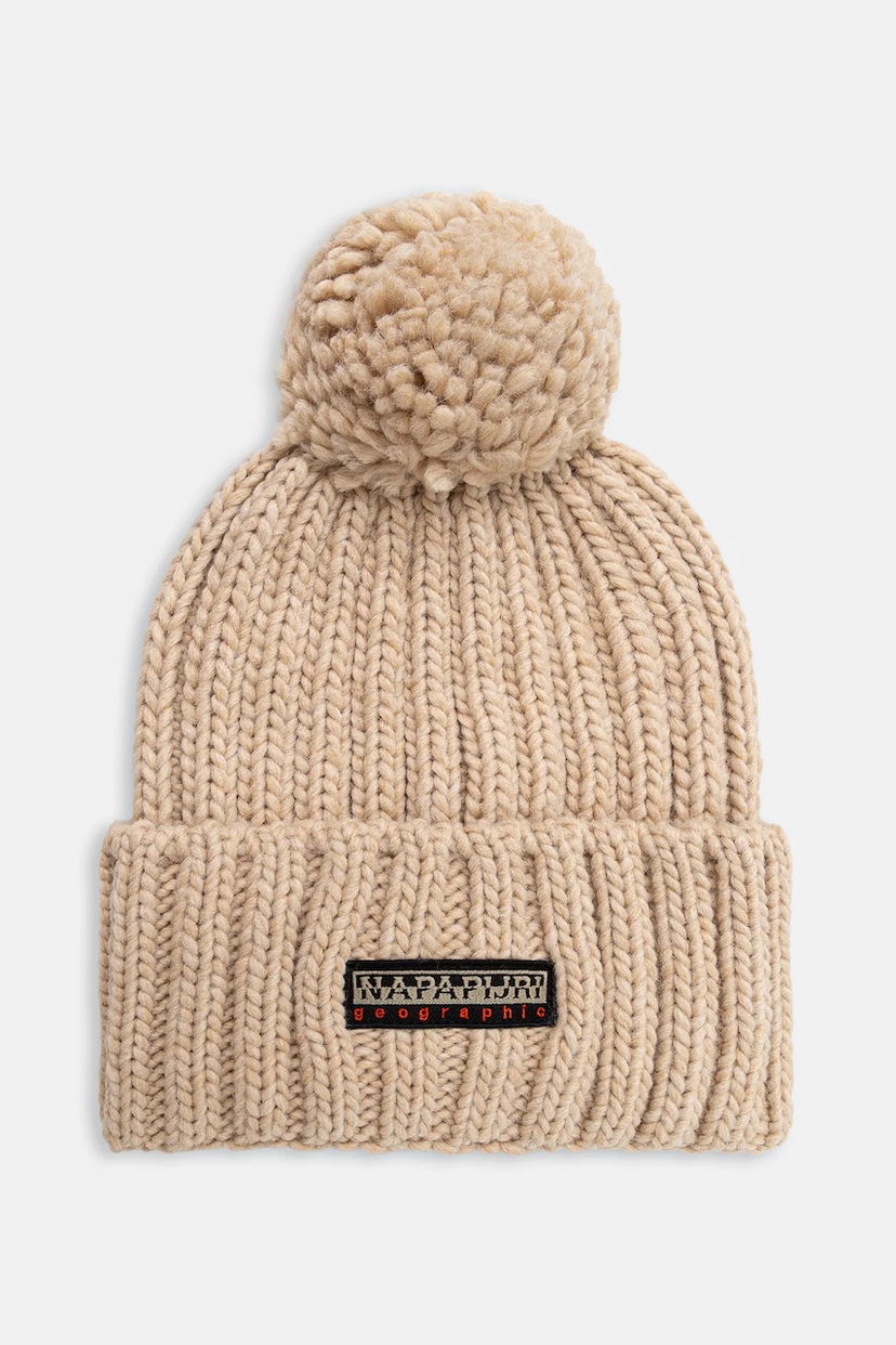 Beanie Napapijri Napapijri Fea 2 Beanie Bež | NP0A4GKAN1J1