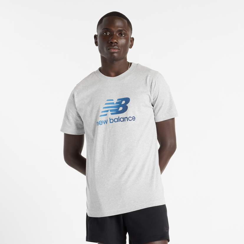 Majica New Balance Men's T-Shirt MT51503AG Siva | NBMT51503AG