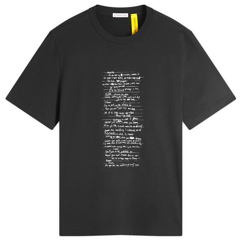 Majica Moncler Genius x Willow Smith Black T-Shirt Size Large Črna | 09T-8C00002-89AHD-999