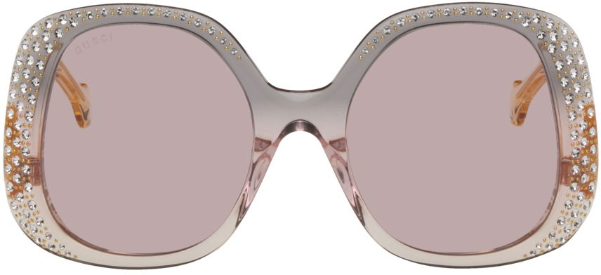Sončna očala Gucci Oversized Interlocking G Roza | GG1235S, 0