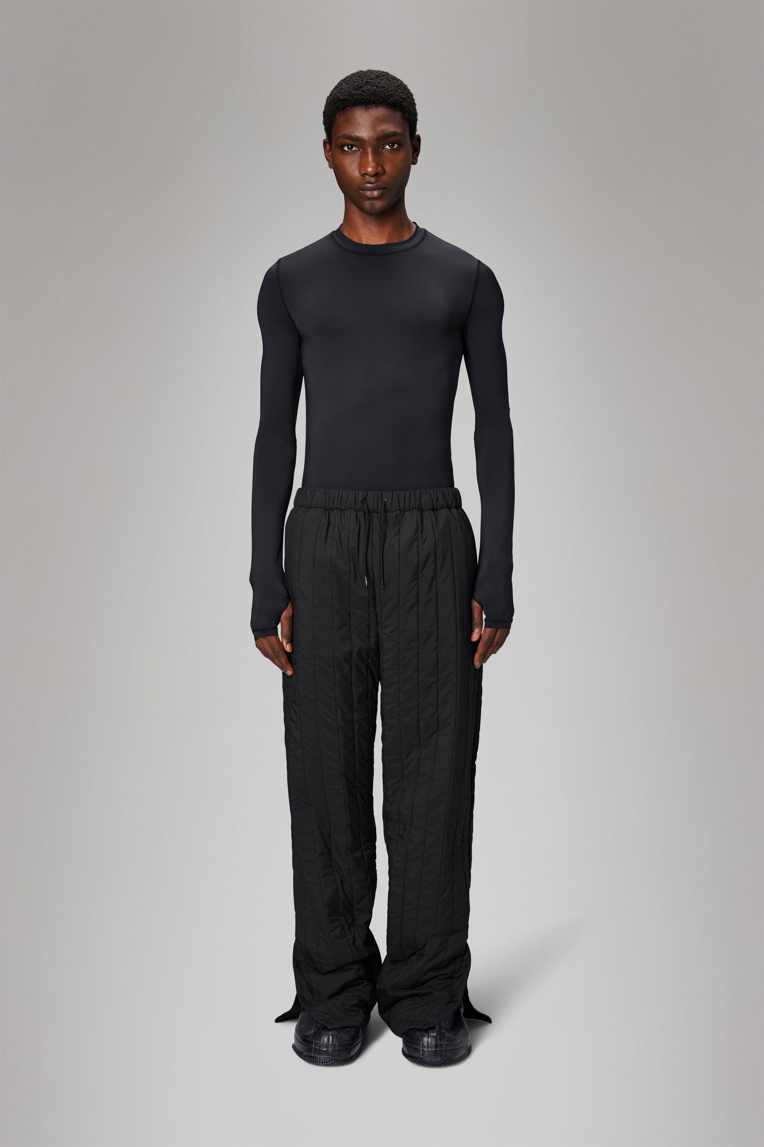 Hlače Rains Liner Pants Regular Črna | 21780\01, 1
