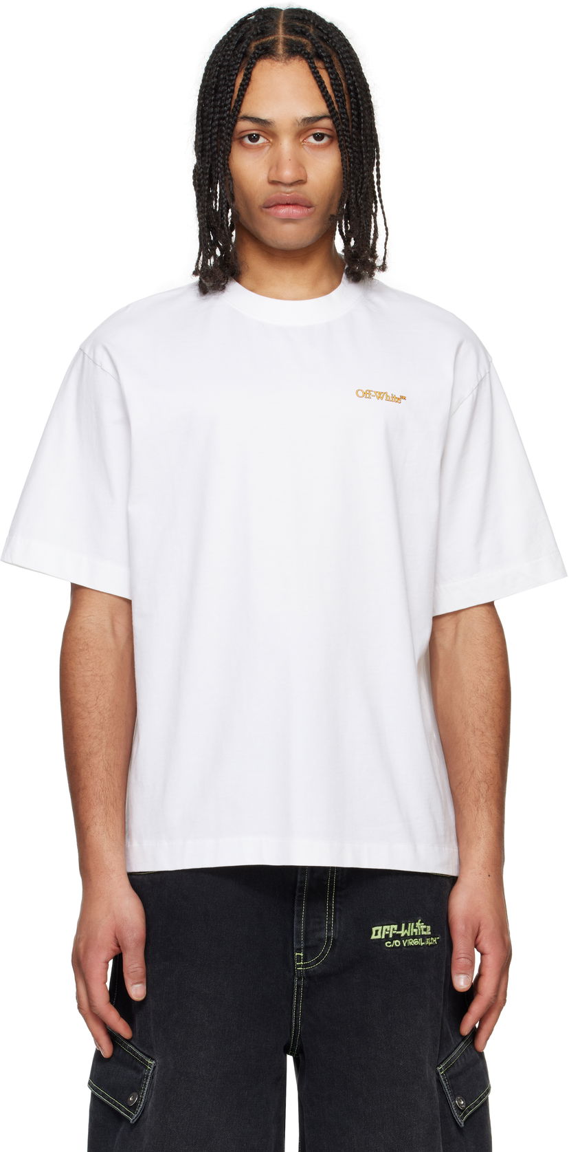 Majica Off-White Off-White Tape Arrow T-Shirt Bela | OMAA120S25JER00D0122