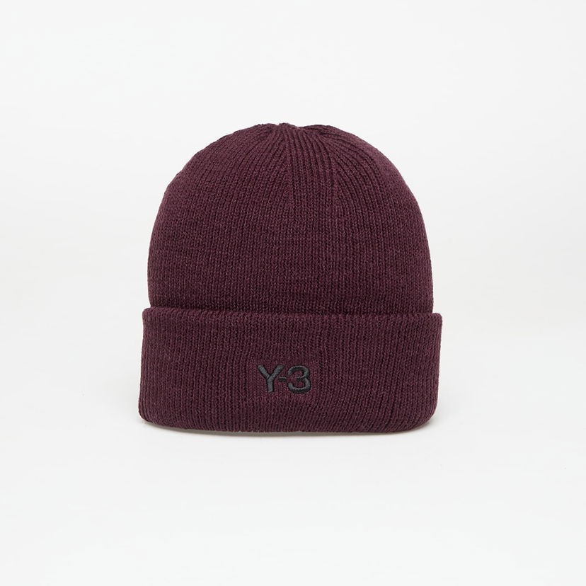 Beanie Y-3 Cl Beanie Shadow Maroon Universal Bordo | KC0446