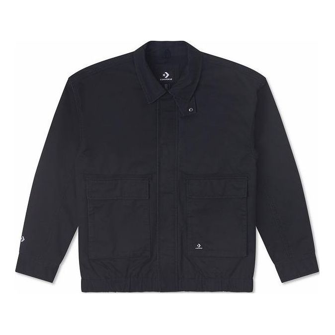 Parka Converse Men's Transitional Jacket Črna | 10026903-A02