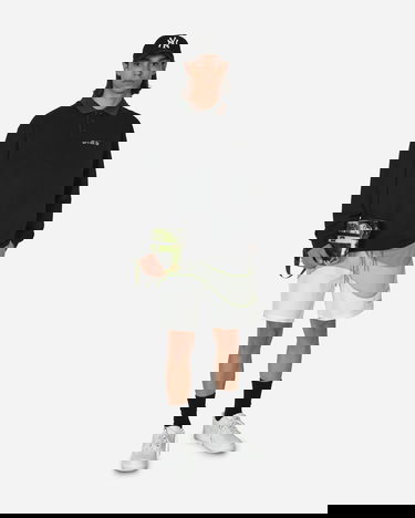 Pleteni pulover Dime Terry Rugby Crewneck Črna | DIMESU238BLK, 4