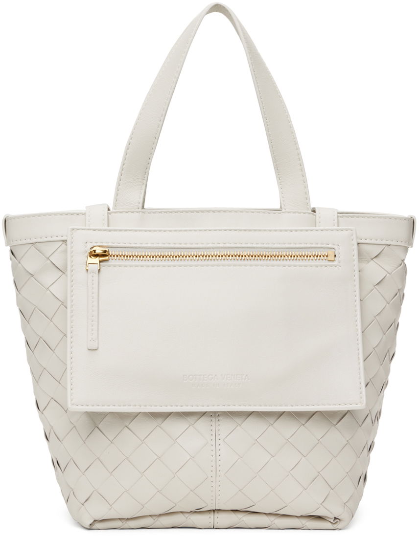 Tote bag Bottega Veneta Small Flip Flap Bag Bela | 754916 VCPP1, 0