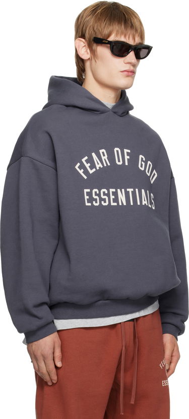 Pulover Fear of God Fear of God ESSENTIALS Fleece Hoodie Siva | 192HO246254F, 1