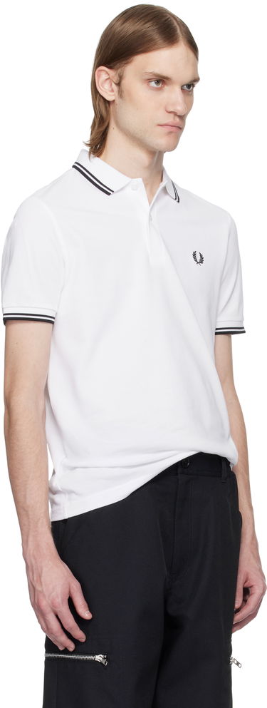 Polo majica Comme des Garçons Comme des Garçons Shirt Fred Perry Edition 'Strong Will' Polo Bela | FO-T502-051, 1