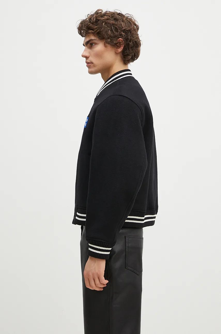 Bomber jakna ADER ERROR Wool Varsity Jacket Črna | BM42FYJK0504BK, 1