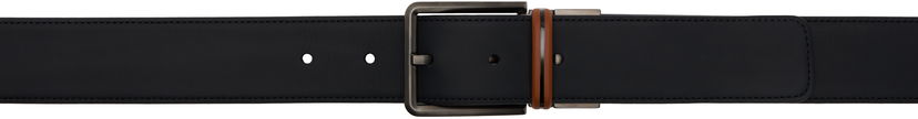 Pasovi ZEGNA Leather Reversible Belt Črna | LHACR-B022VZ