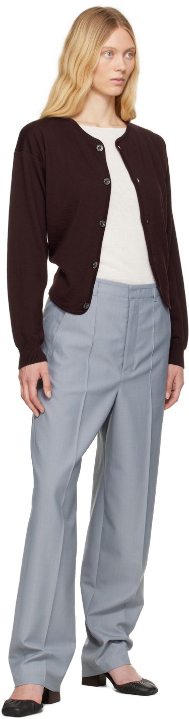 Pleteni pulover LEMAIRE Lemaire Fitted Cardigan Rjava | TO1322 LK087, 3