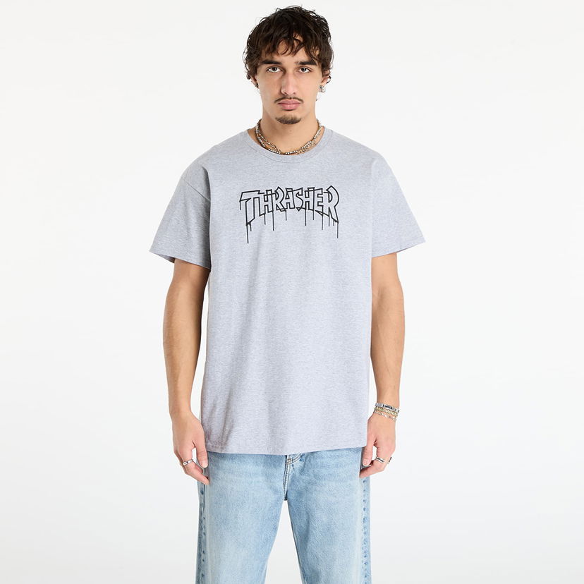 Majica Thrasher One-liner T-Shirt L Siva | 145778