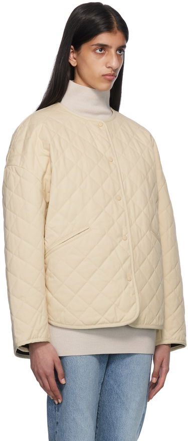 Puhovka TOTEME TOTEME Exclusive Quilted Jacket Bež | 223-177-222, 4