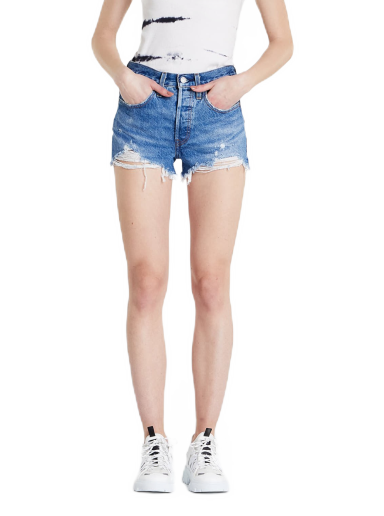 Kratke hlače Levi's 501 Original Short Oxnard Athe Med Worn In Modra | 56327-0081