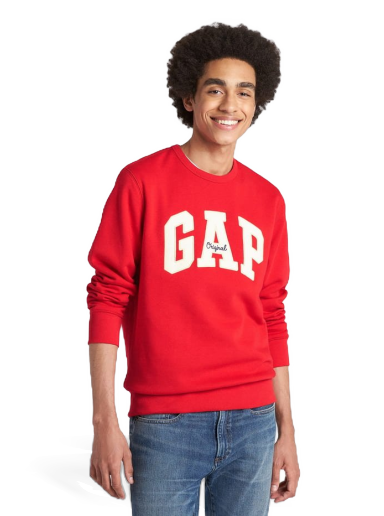 Pleteni pulover GAP Original Arch Crewneck Rdeča | 852079-08