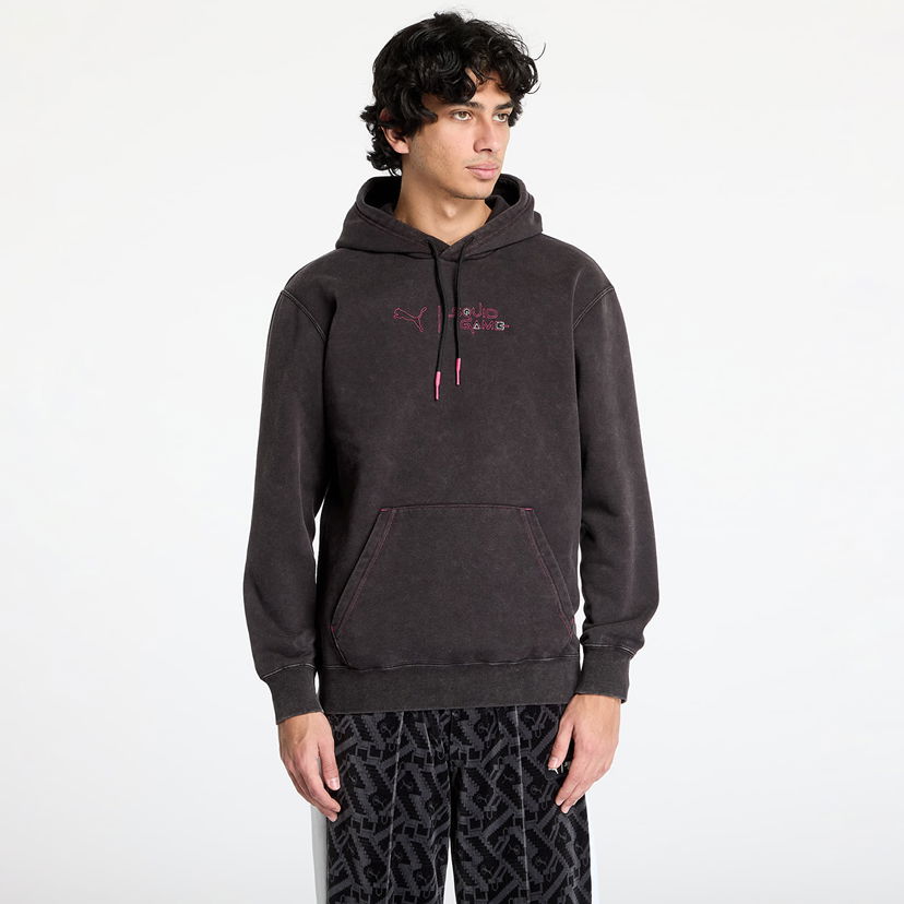 Pulover Puma Graphic Hoodie Črna | 62742701