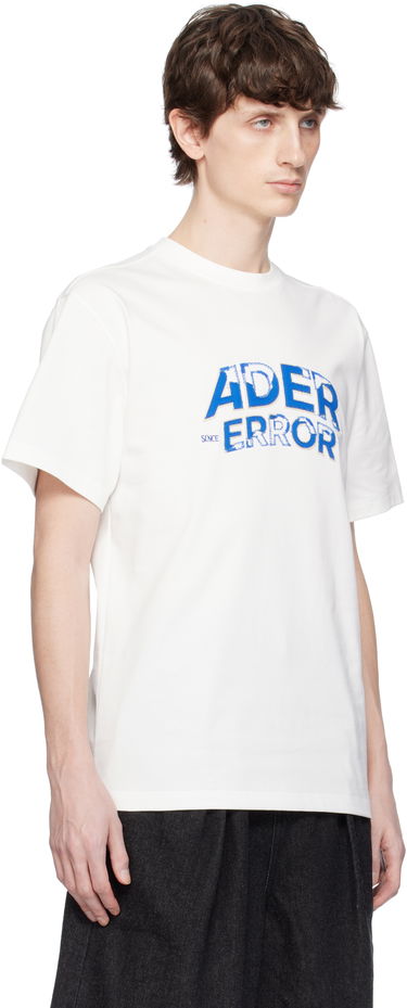 Majica ADER ERROR Flocked Logo T-Shirt Bela | BN25FYTS0101OW, 4