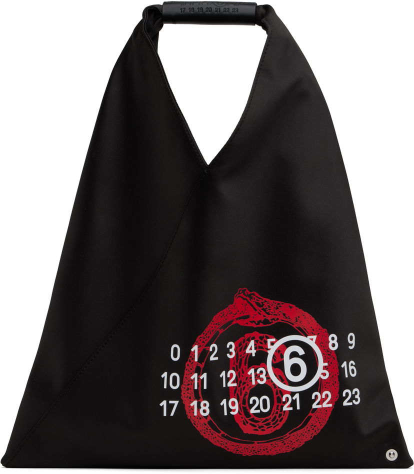 Tote bag Maison Margiela MM6 Maison Margiela 'Year of the Snake' Triangle Small Tote Črna | S54WD0043 P7364