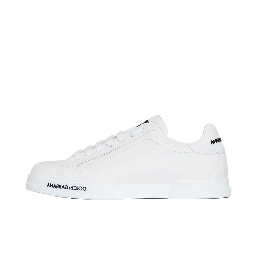 Superge in čevlji Dolce & Gabbana Portofino Classic White Black Bela | CS1774AA335