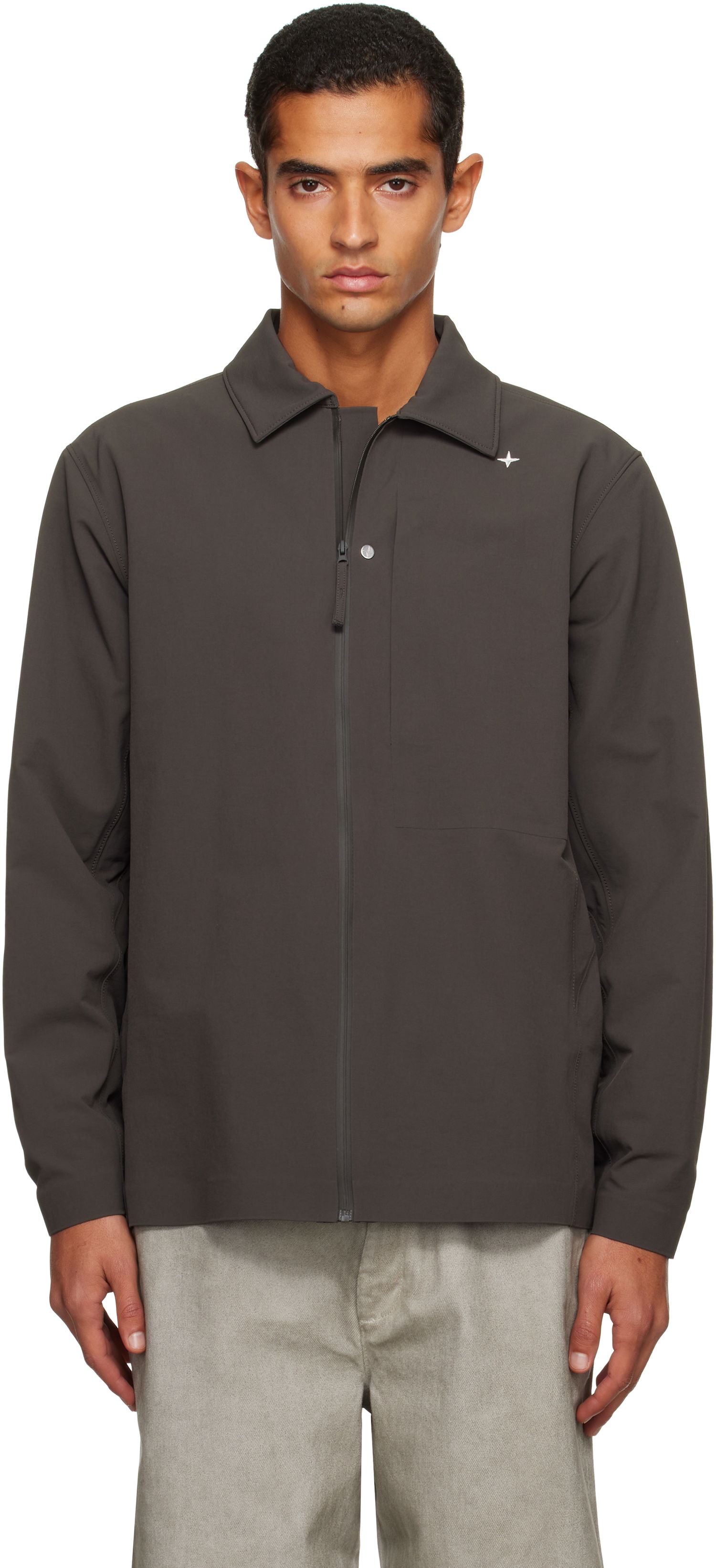 Jakna Stone Island Tela Resinata Jacket Siva | K2S15 1200024 S0G12, 0