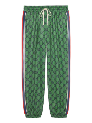 Trenirka Gucci GG Jersey Jogging Pant Zelena | 655146 XJDF0 3305