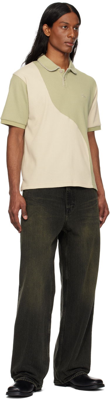 Polo majica Dime Dime Waffle Polo Zelena | DIME2SP256SAG, 3