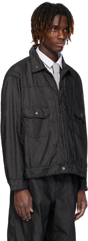 Jakna Engineered Garments Engineered Garments Trucker Denim Jacket Črna | 25S1D007, 1