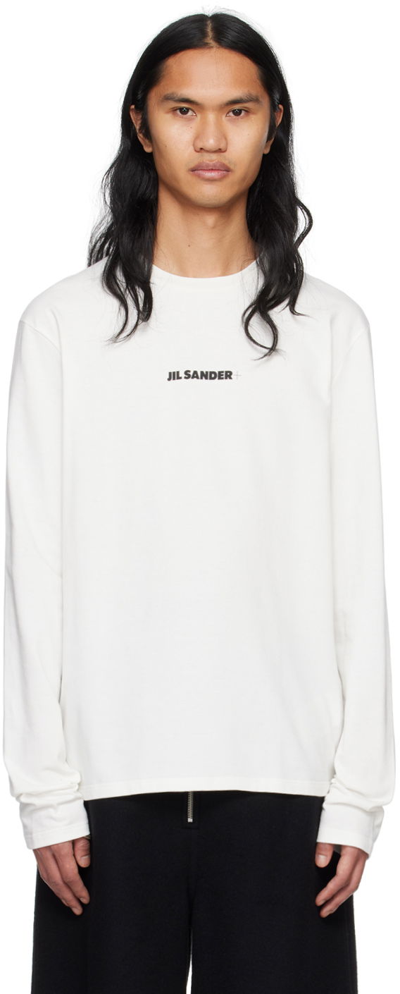 Majica Jil Sander Oversized T-Shirt Bela | J47GC0116_J20103
