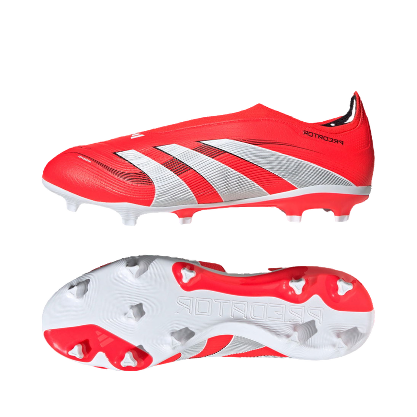 Superge in čevlji adidas Performance Predator League Laceless Firm/Multi-Ground Rdeča | ID3859