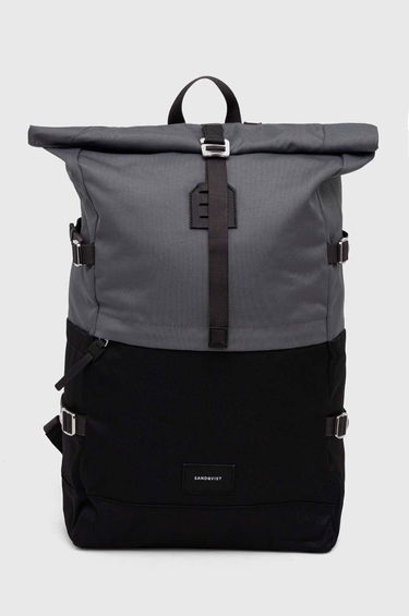 Nahrbtnik Sandqvist Backpack Bernt Patterned Siva | SQA2054, 0