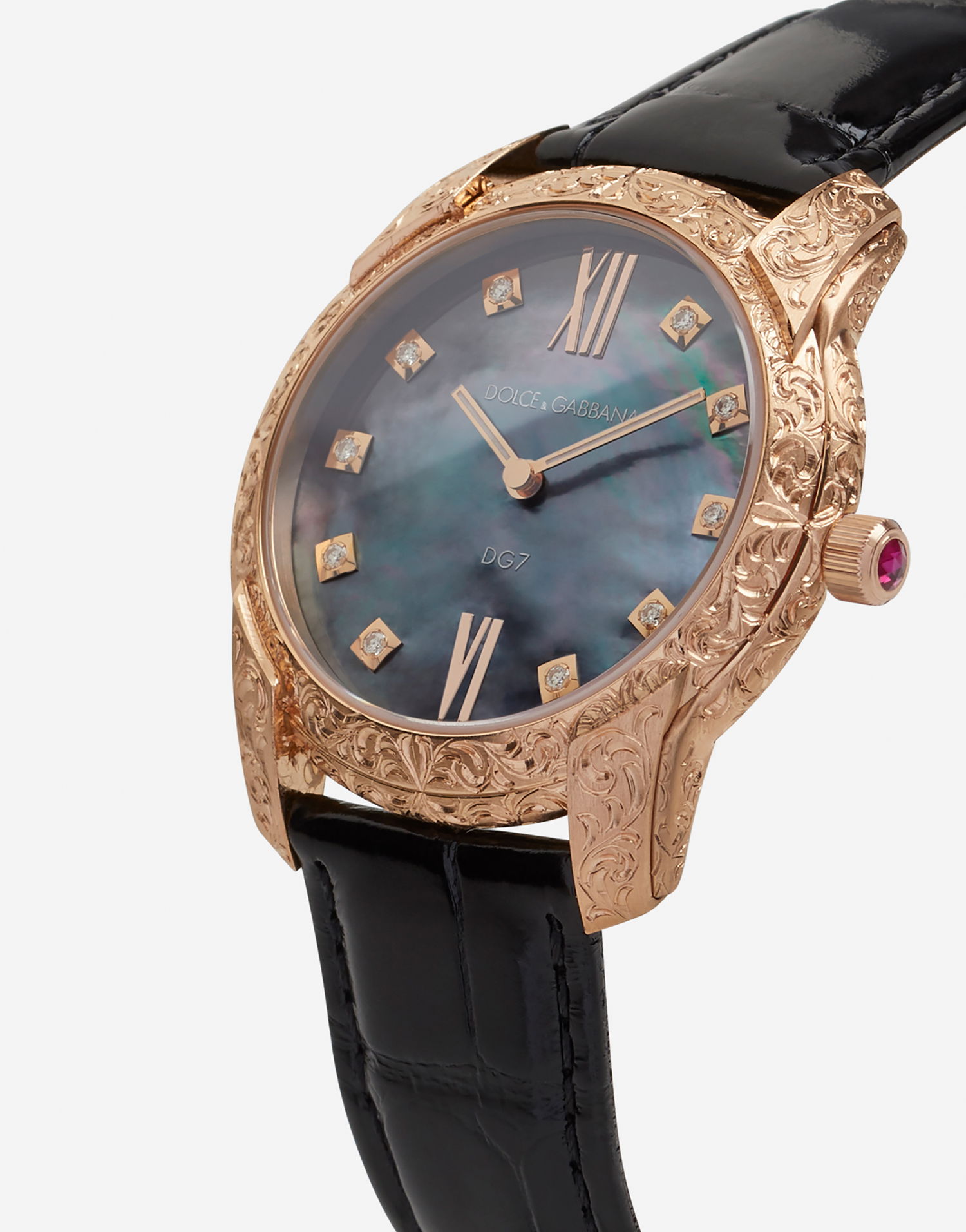 Ure Dolce & Gabbana Dolce & Gabbana Dg7 Gattopardo Watch with Diamonds Kovinski | WWFE2GXGFDAN0000, 1
