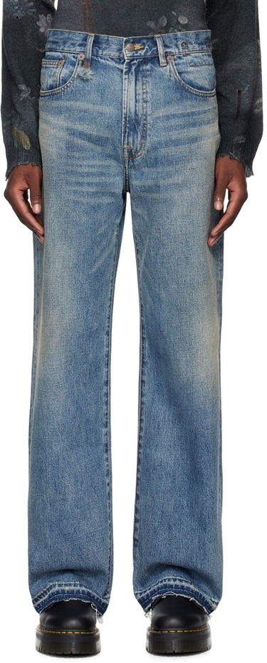 Kavbojke R13 R13 D'Arcy Loose Fit Jeans Modra | R13MD038-D213C, 0
