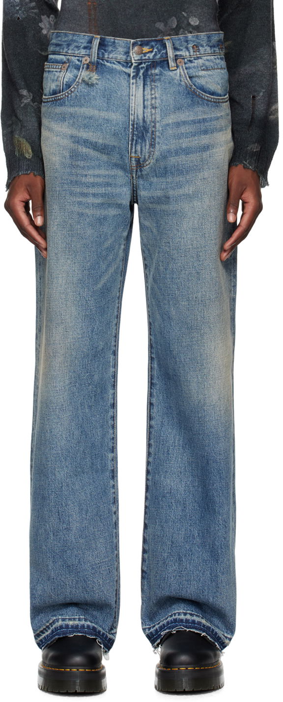 Kavbojke R13 R13 D'Arcy Loose Fit Jeans Modra | R13MD038-D213C