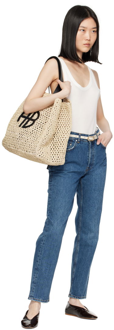 Tote bag Anine Bing Large Crochet Tote Bag Bež | A-13-2158-022, 3