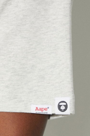 Majica AAPE by A Bathing Ape AAPE By A Bathing Ape Basic Tee Print T-Shirt Siva | AAPTEM1444XAM, 5