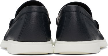 Superge in čevlji BOSS BOSS Tumbled Leather Loafers Črna | 50536173, 1