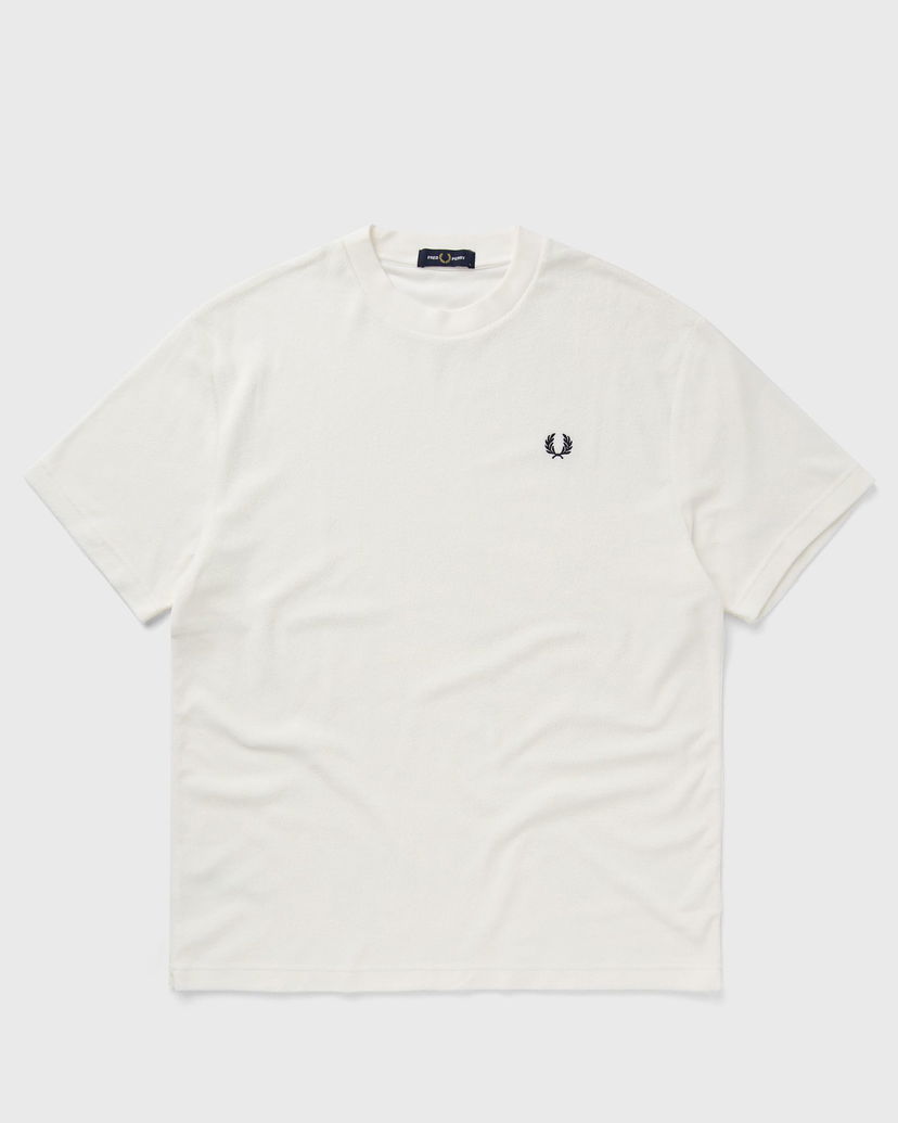 Majica Fred Perry Relaxed Towelling T-Shirt Bela | M8570-129