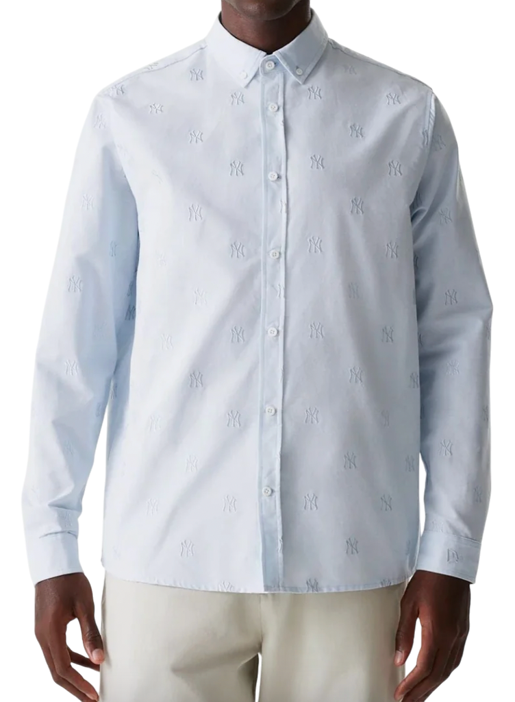 Srajce New Era New Era MLB New York Yankees Monogram Shirt Modra | 60667823-60667823