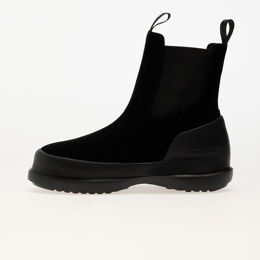 Superge in čevlji Moon Boot Suede Chelsea Boots Črna | 80D2480050-N001