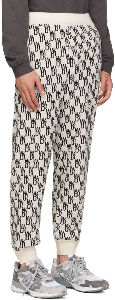 Trenirka We11done Patterned Tapered Lounge Pants Bela | WD-KP9-20-102-U-IV, 1