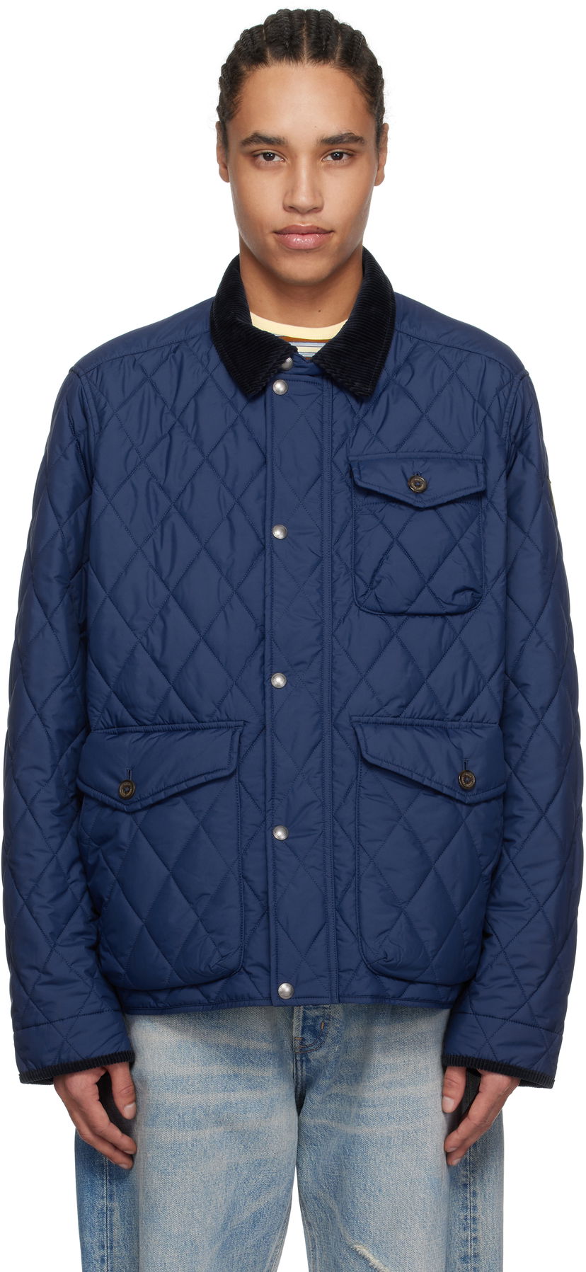 Puhovka Polo by Ralph Lauren Ralph Lauren 'The Beaton' Quilted Jacket Mornarica | 710847071014