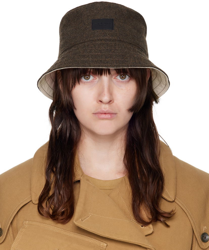 Klobuk rag & bone Addison Beach Hat Rjava | WJW22F1037QM37