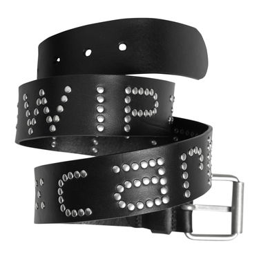 Pasovi Carhartt WIP Black Studded Script Belt Črna | I034422_6, 0