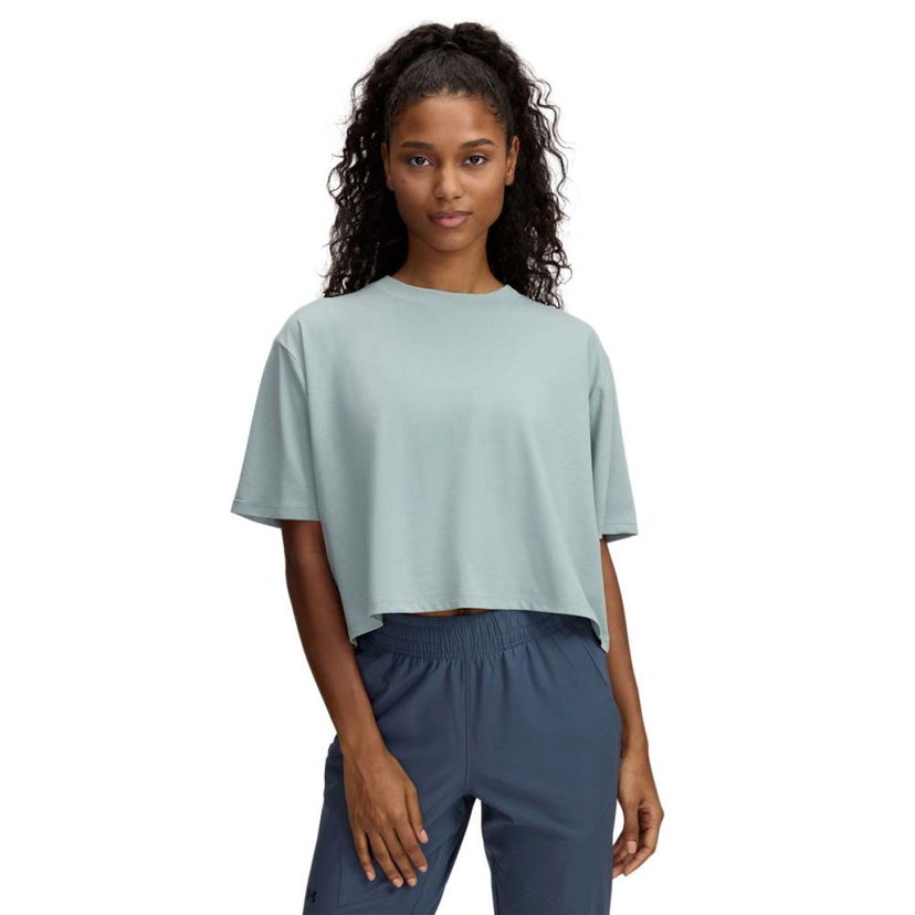 Krop-top Under Armour Under Armour Rival Crop T-Shirt Zelena | 1389721-348