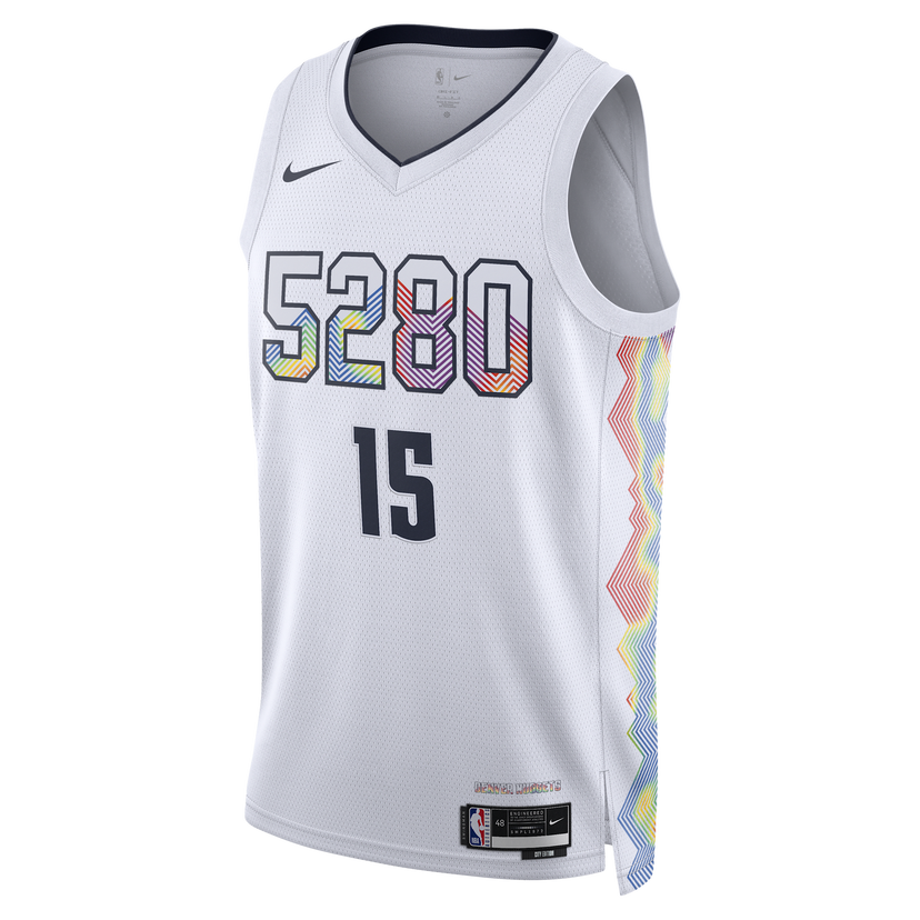 Dres Nike Dri-FIT NBA Swingman Nikola Jokic Denver Nuggets City Edition 2024/25 Bela | FQ4340-101